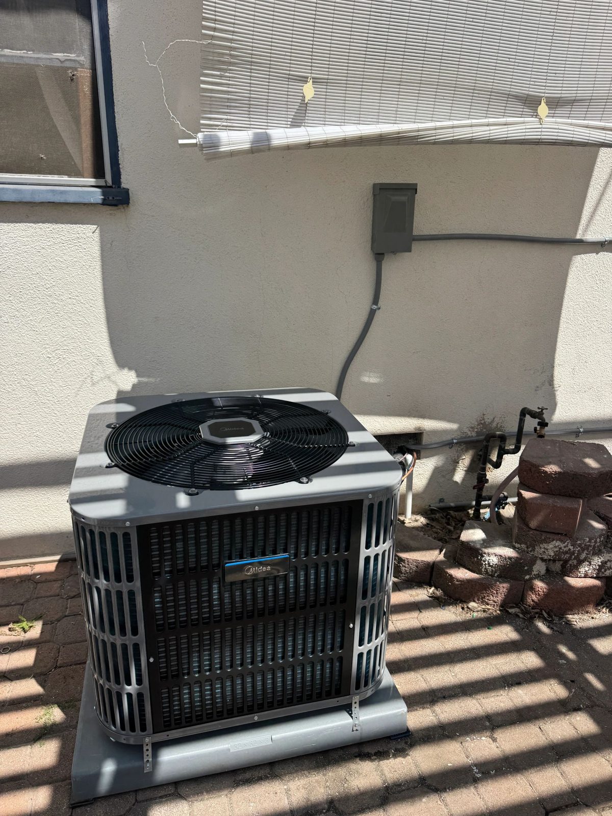 3 Ton Midea Heat Pump System Installation photo