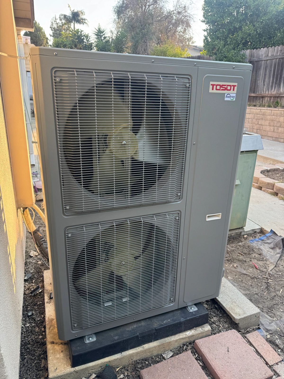 5 Ton Tosot Inverter Heat Pump System Installation photo