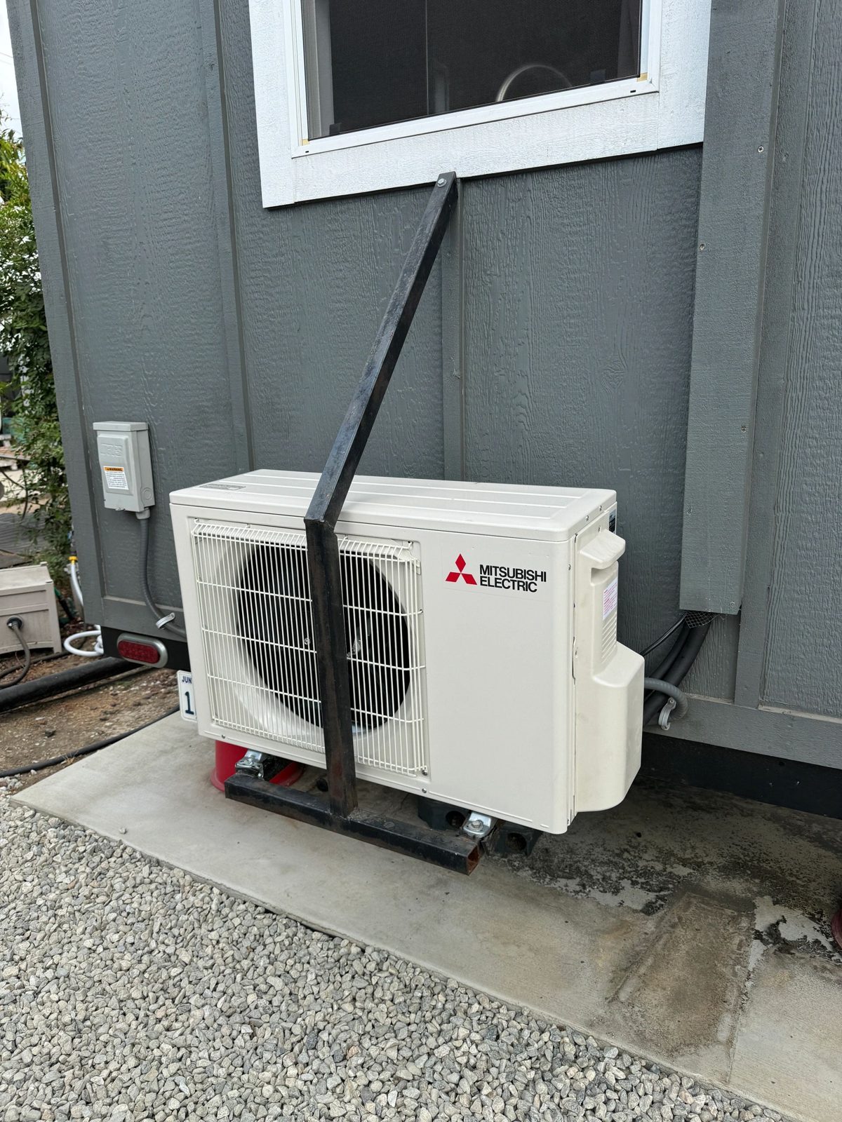 9000 BTU Mitsubishi Mini-Split System Installation photo