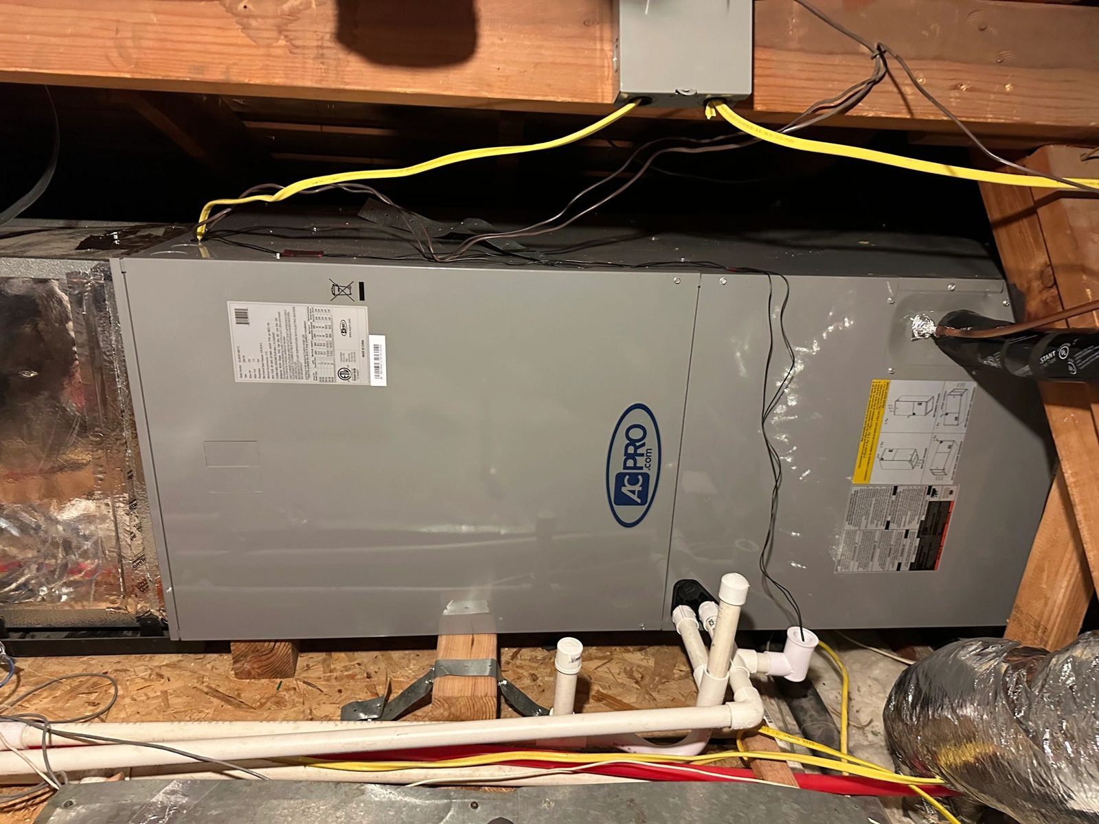 AC PRO X Series Heat Pumps with Inverter Technology Installation photo