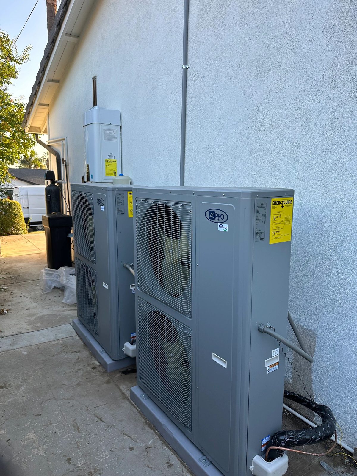 AC PRO X Series Heat Pumps with Inverter Technology Installation photo