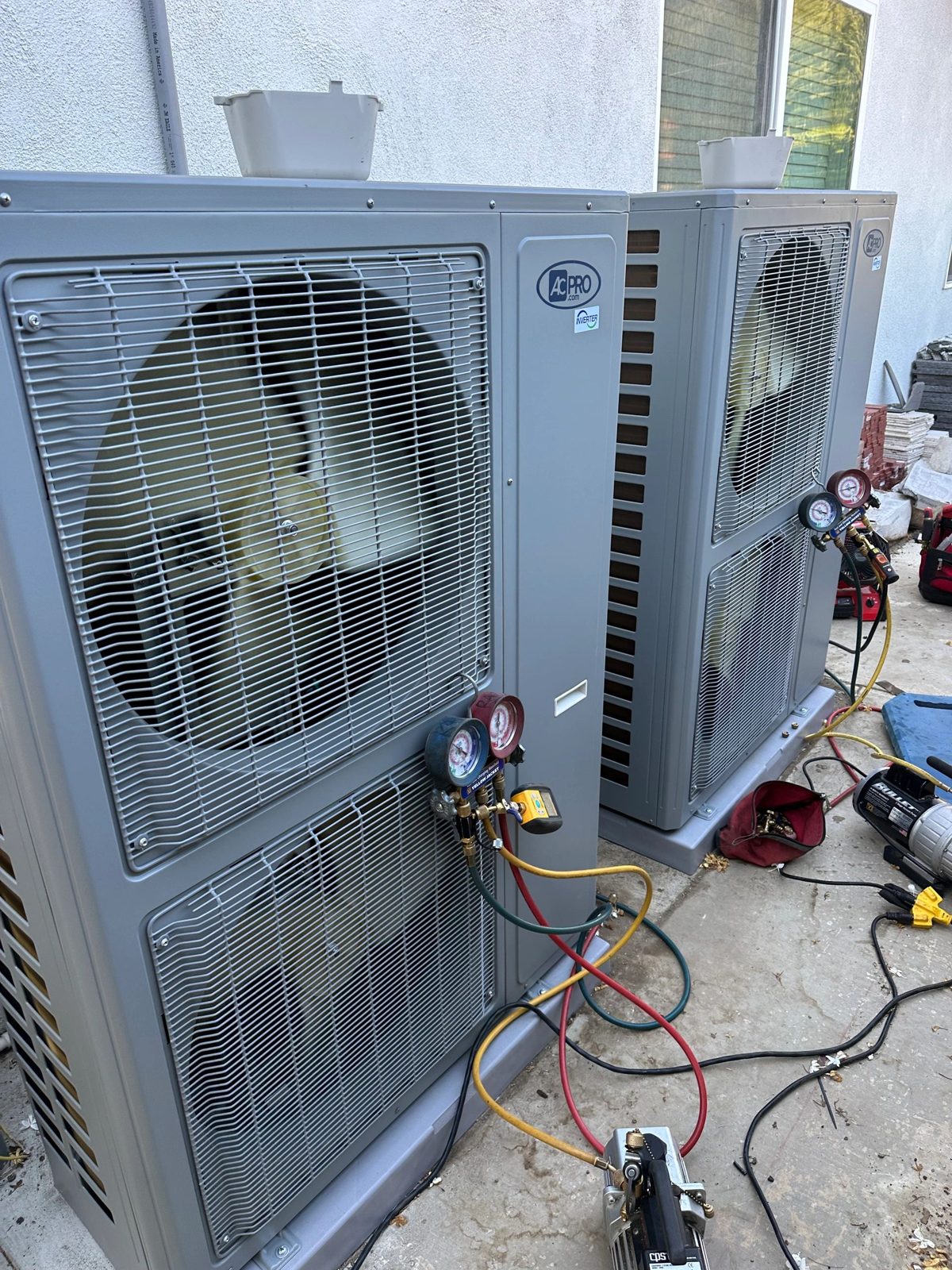 AC PRO X Series Heat Pumps with Inverter Technology Installation photo
