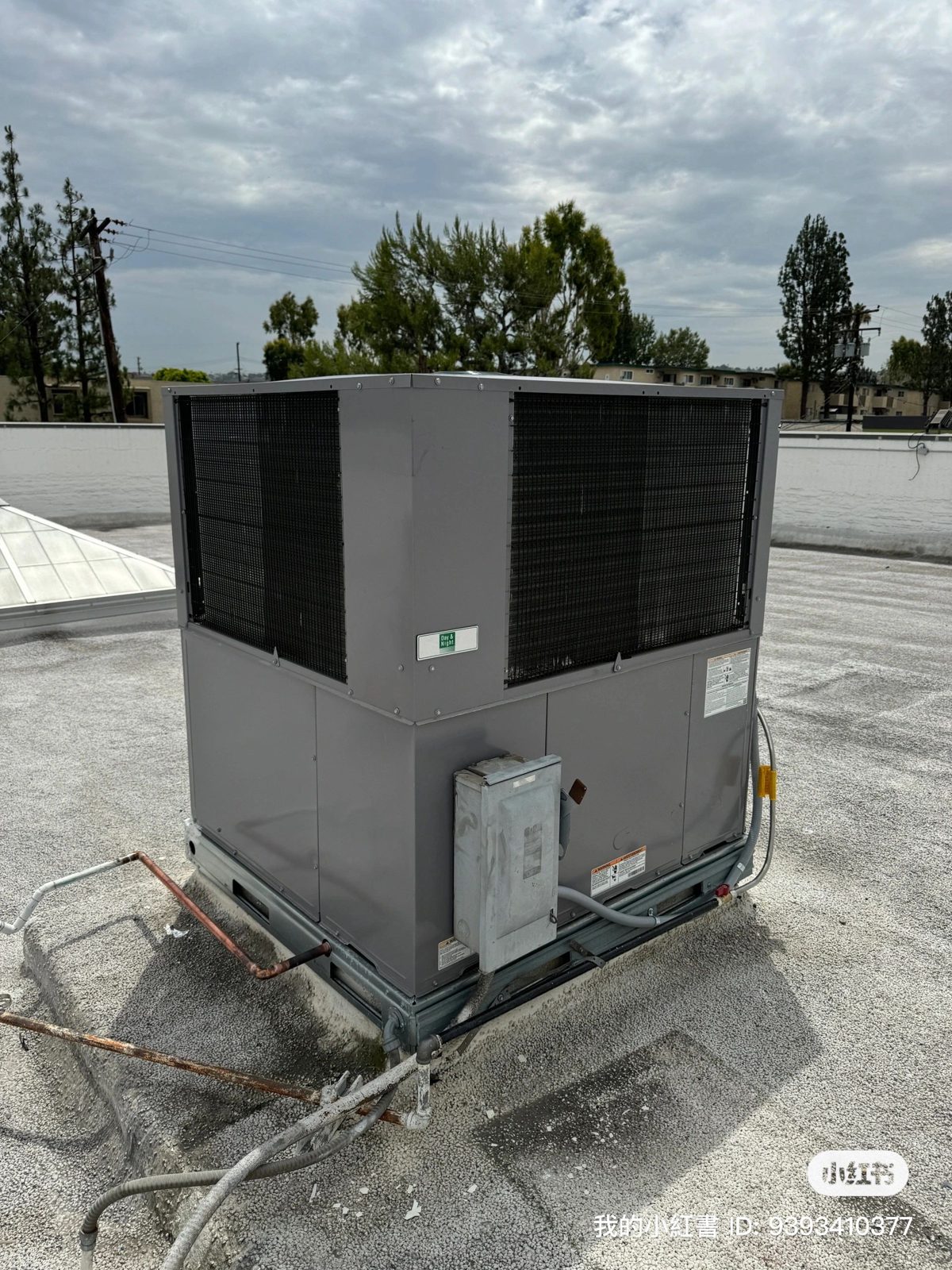 Day & Night 3 Phase Package Unit Installation photo