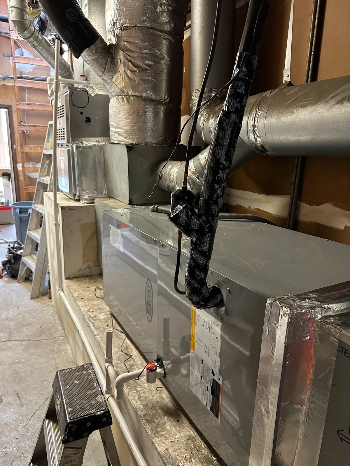Four AC Systems Installed in Two Days: Three Gas, One Heat Pump photo