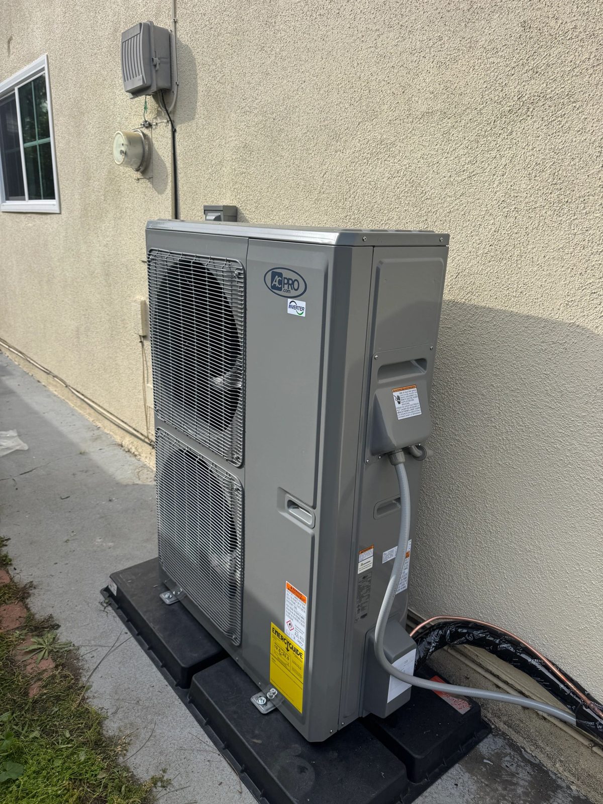 New AC unit installed in a Southern California home
