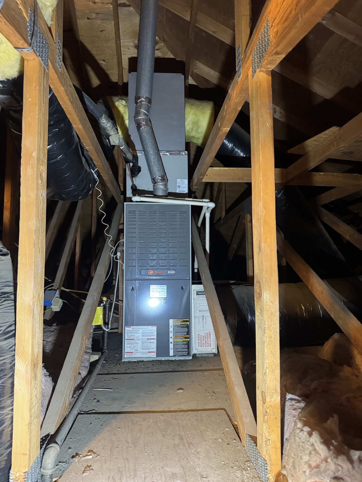 Chino Hills HVAC Repair: Attic Furnace and Duct Service photo