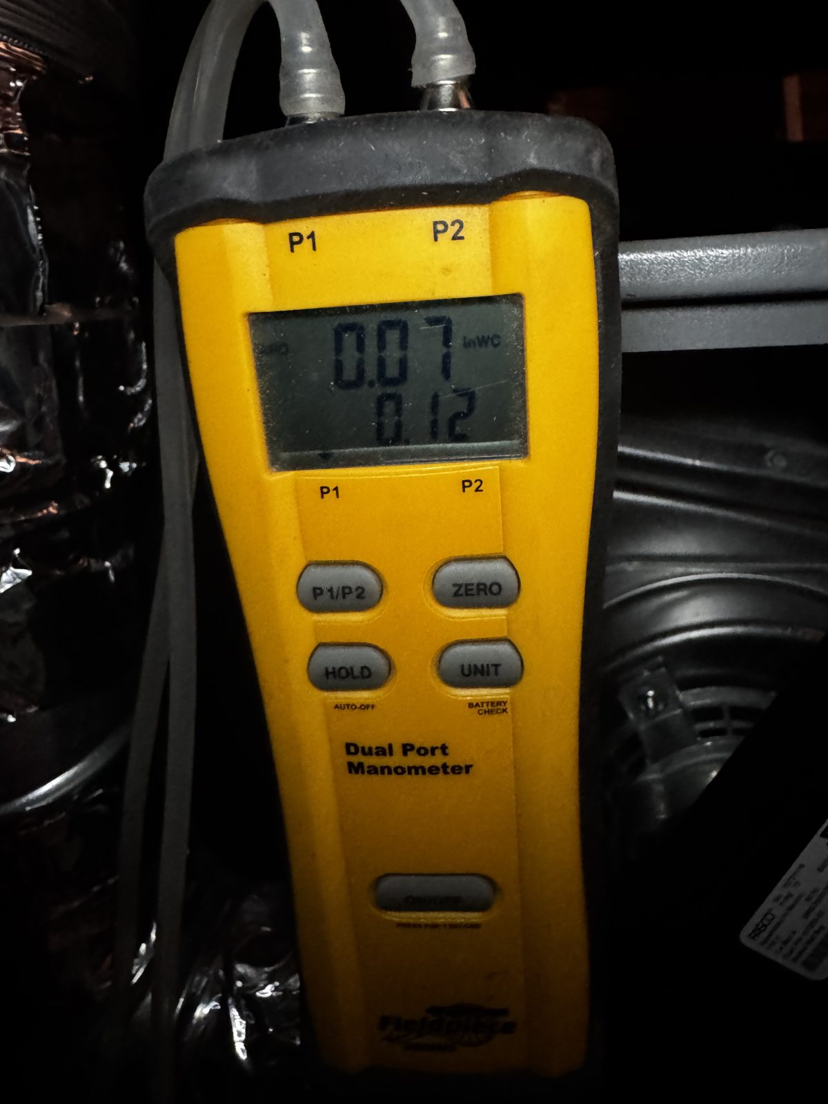 Norco HVAC Repair: Dual Port Manometer Pressure Check photo