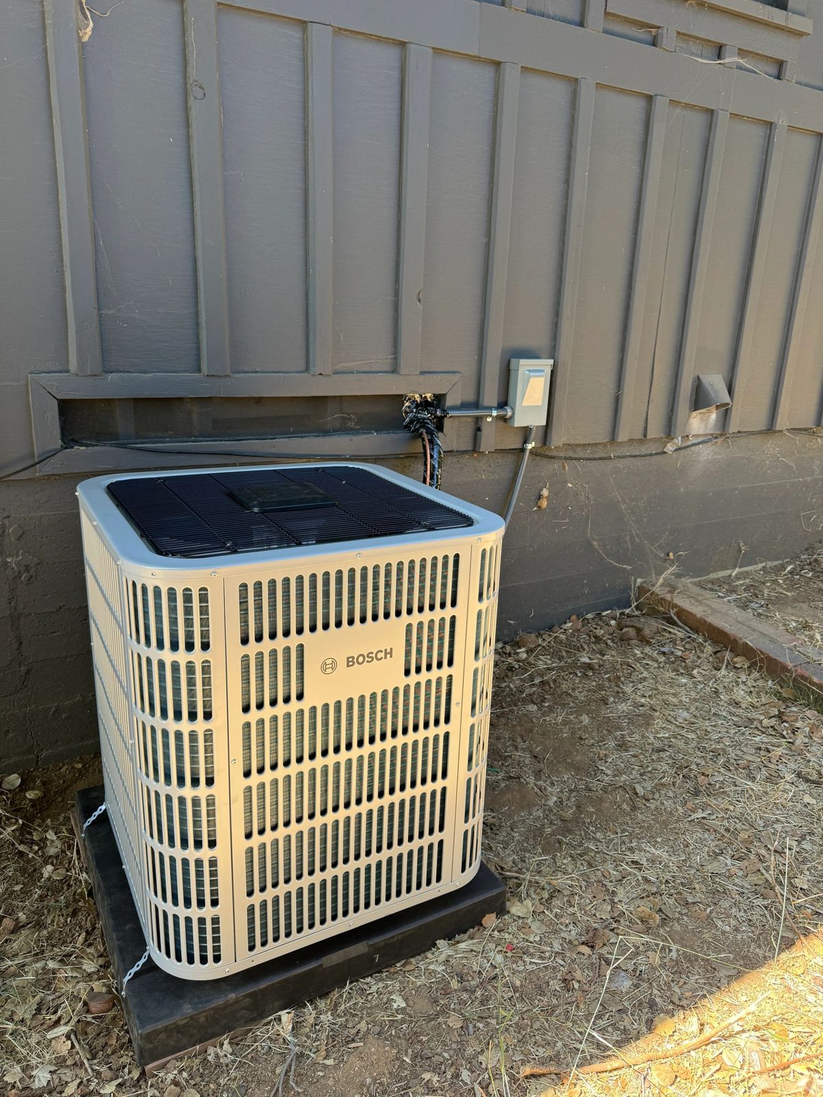 Installation of 5-Ton BOSCH Heat Pump System photo
