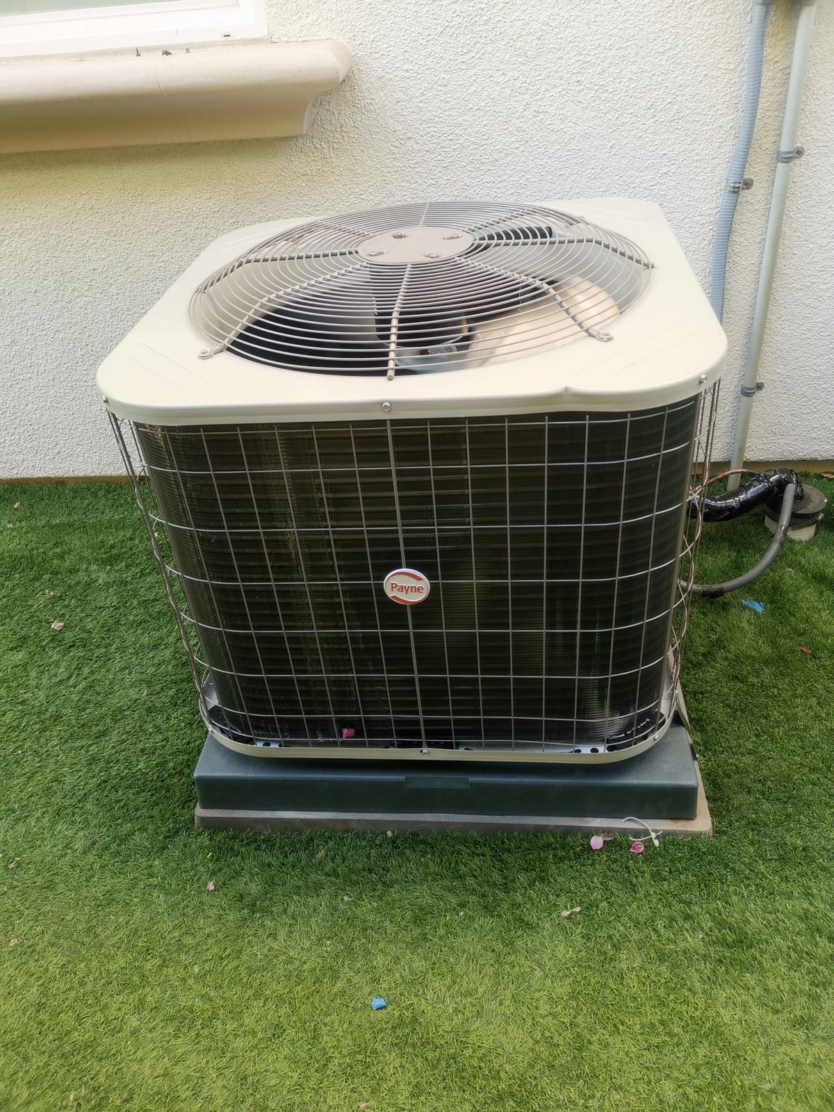 Payne air conditioner installed on a Southern California home