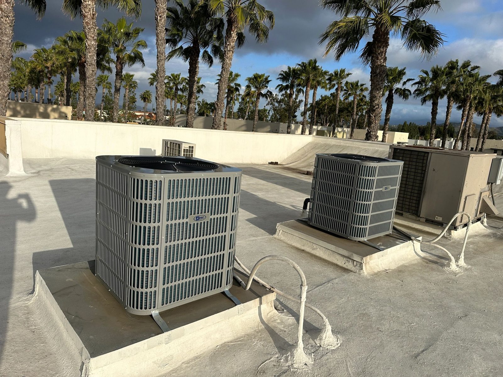 Two 4-Ton AC PRO Heat Pump Systems Installation for Office photo