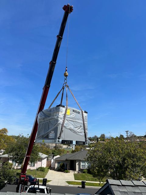 Install 3-Ton AC PRO package roof unit