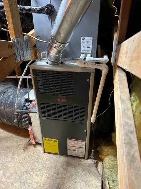 Installation of 3-Ton AC system , brand : Trane