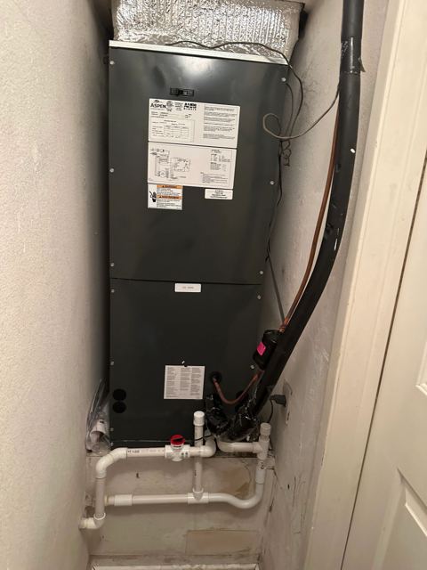 Installation of 3-Ton Heat Pump System. Indoor Air Handler 120V