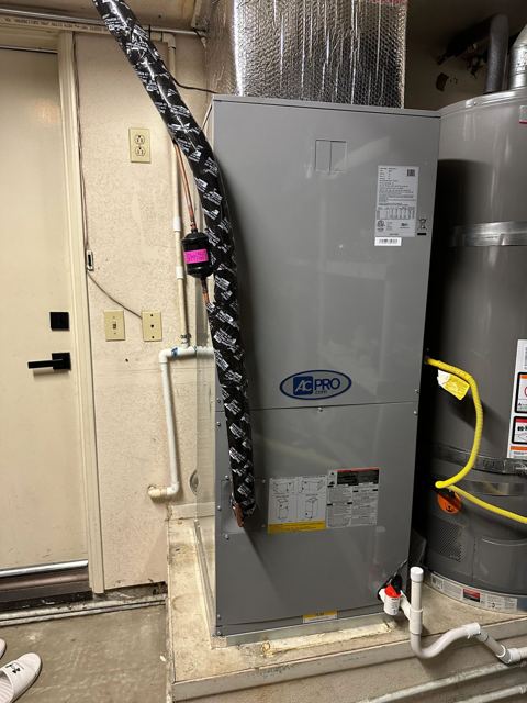 Installation of 4-ton AC PRO Heat Pump