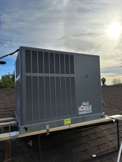Installation of 4-Ton AC PRO Roof Unit