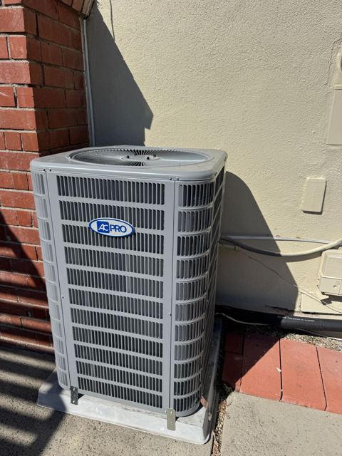 Installation of 4 ton AC PRO system