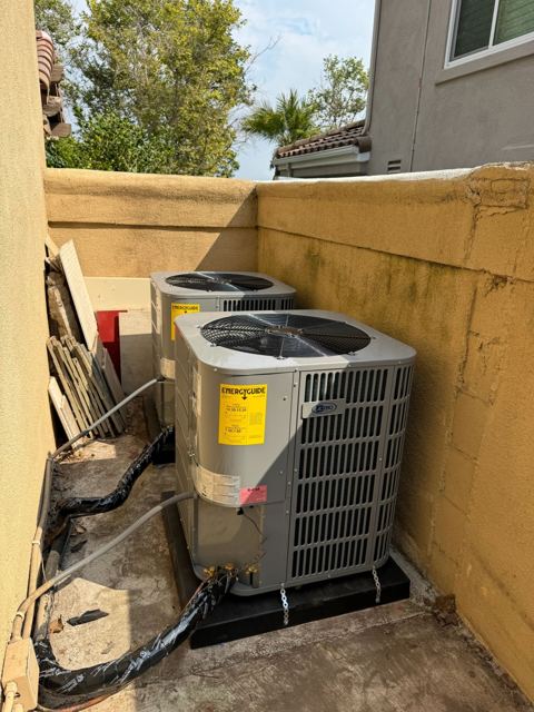 Installation of 4-ton ADP(120v) air handler and AC PRO heat pump