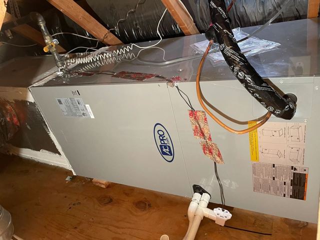 Installation of 5-TON AC PRO HEAT PUMP