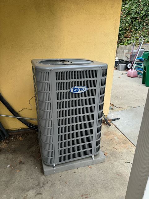 Installation of 5-ton AC PRO system