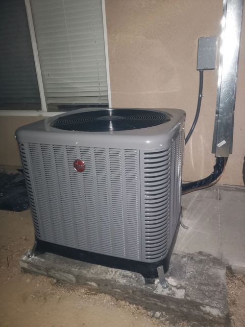 Rheem. New installation